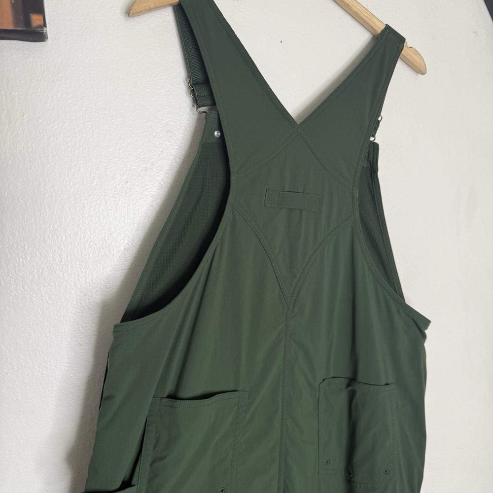 Duluth Trading Heirloom Gardening Lined Green Bib Overalls Women's Large X 31 - Picture 8 of 15
